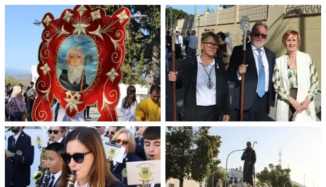 Multitudinaria Procesión de San Francisco de Paula por las calles de Viñagrande de Alhaurín de la Torre