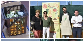 El alumnado de la escuela de La Alquería disfruta con otro taller de compostaje