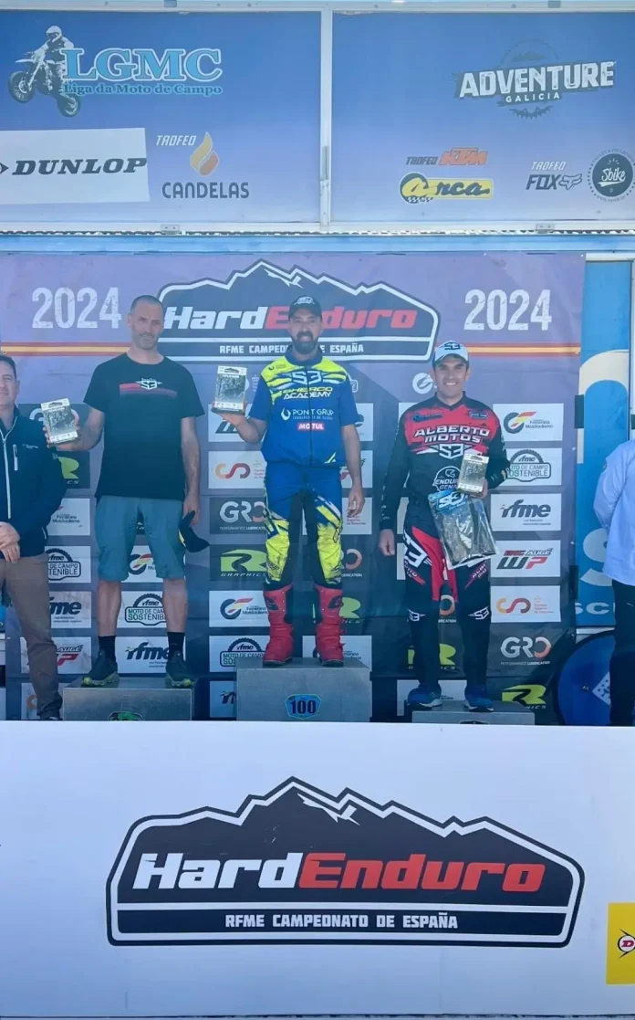 David Fernández Chaves vuelve a subir a lo más alto del Podio en la quinta prueba de La Copa de España de Hard Enduro