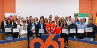 El 061 reconoce 42 nuevas zonas cardioaseguradas de la provincia de Málaga