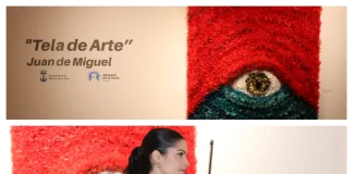 Juan Miguel sorprende con su Muestra "Tela de Arte", inaugurada en El Centro Cultural Vicente Aleixandre de Alhaurín de la Torre