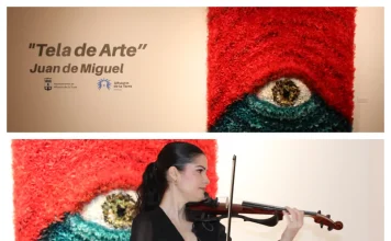 Juan Miguel sorprende con su Muestra "Tela de Arte", inaugurada en El Centro Cultural Vicente Aleixandre de Alhaurín de la Torre