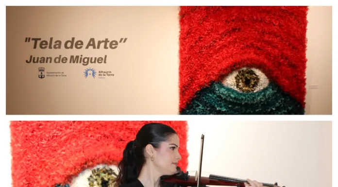 Juan Miguel sorprende con su Muestra "Tela de Arte", inaugurada en El Centro Cultural Vicente Aleixandre de Alhaurín de la Torre