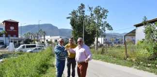 El alcalde anuncia obras para transformar y mejorar la entrada a las Paredillas