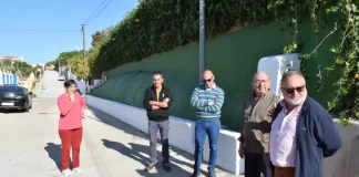 El alcalde visita las mejoras ejecutadas en el Lagar de las Pitas