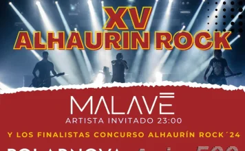 El XV Alhaurín Rock reúne este sábado, día 8, a cuatro bandas en el Parque Municipal, Malavé Artista Invitado
