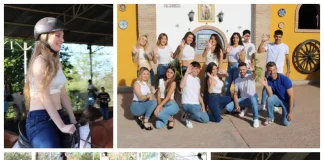 Los aspirantes a Reina y Míster de la Feria comienzan sus actividades con una visita al Centro Ecuestre Víctor López