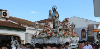 Los vecinos del Peñón arropan a su patrón, San José Obrero en Alhaurín de la Torre
