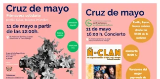 Cruz de mayo AECC 11 de mayo en Alhaurín de la Torre