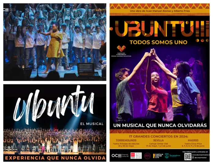 Tres Colegios de Alhaurín de la Torre participan en El Musical colaborativo "Ubuntu", Todos somos uno"