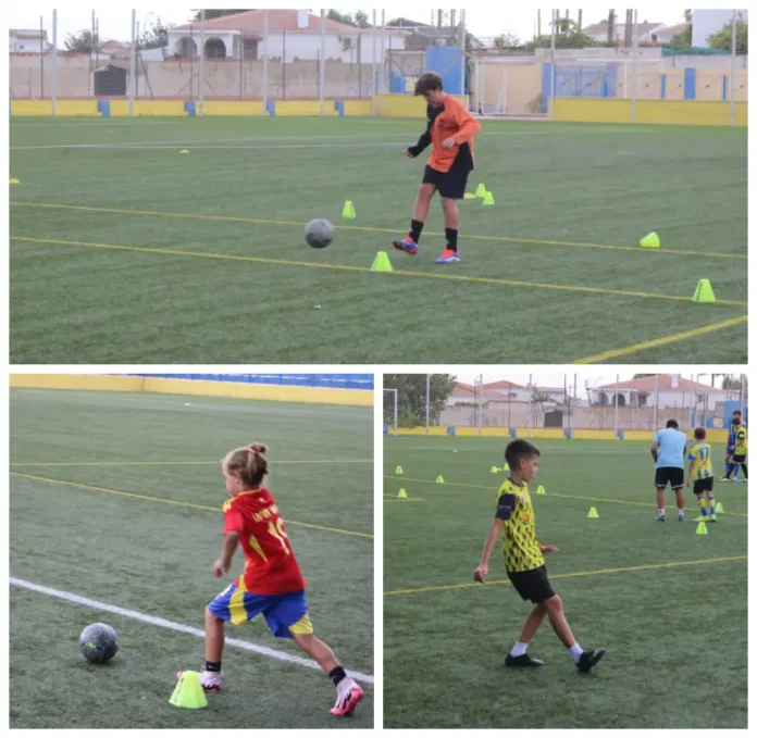 La Escuela de Fútbol del CD Lauro lleva a cabo su tradicional campus de tecnificación