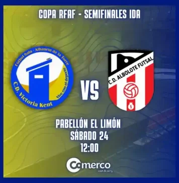 El Victoria Kent de Fútbol Sala jugará el partido de ida de las semifinales de Copa