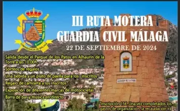 III Ruta Motera de la Guardia Civil de Málaga