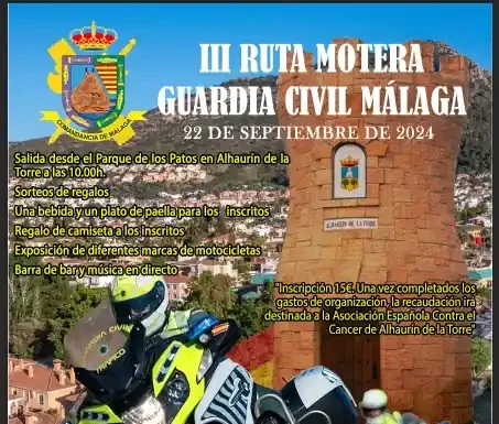 III Ruta Motera de la Guardia Civil de Málaga