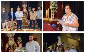Esperanza Mena exalta a la Virgen del Dulce Nombre en la previa a su procesión