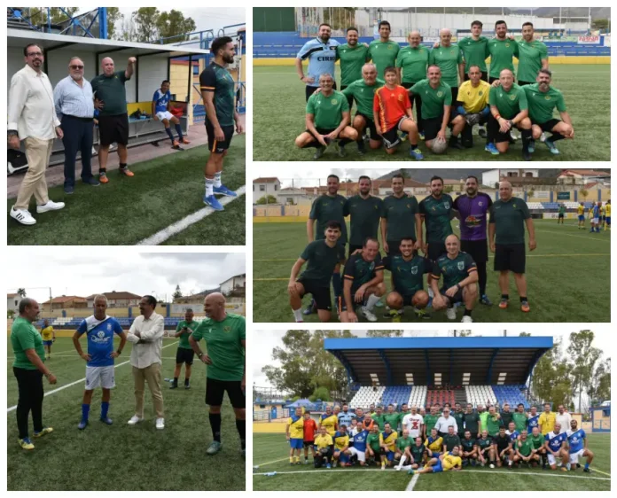 La Guardia Civil y veteranos del Alhaurín de la Torre disputan un emocionante torneo de fútbol