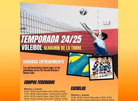 Jornadas de Puertas Abiertas en el Club de Voleibol de Alhaurín de la Torre