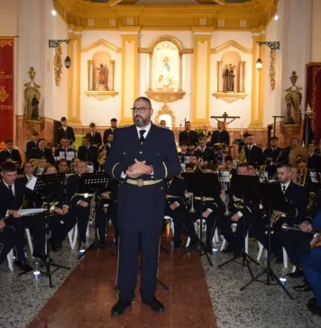 La Agrupación Musical de Nuestro Padre Jesús celebra un emotivo concierto en la Iglesia por el 75 aniversario de su bendición