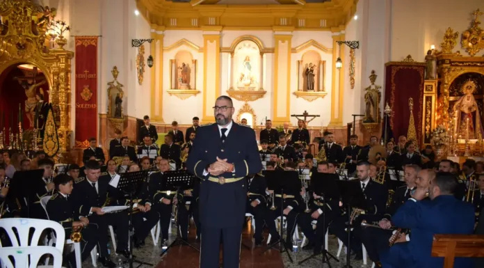 La Agrupación Musical de Nuestro Padre Jesús celebra un emotivo concierto en la Iglesia por el 75 aniversario de su bendición