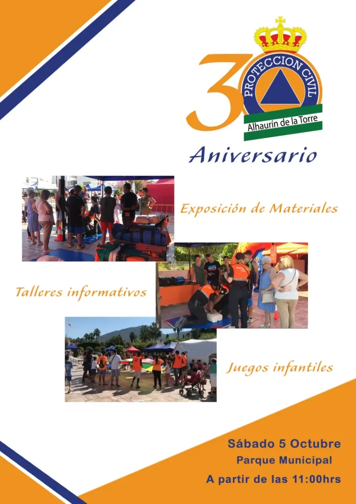 La agrupación local de Protección Civil de Alhaurín de la Torre celebra su 30º aniversario