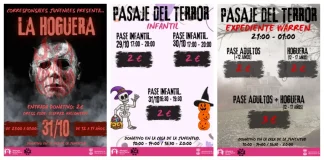 Pasajes del terror y otra fiesta de La Hoguera, actos por Halloween en la Casa de la Juventud