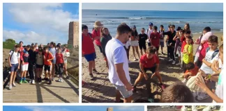 Estudiantes de Alhaurín de la Torre disfrutan de una jornada en las dunas de Cabopino