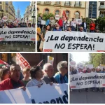 CCOO se manifiesta en Málaga para exigir al Gobierno de Andalucía una mejora de la Ley de Dependencia