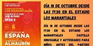 El Club Deportivo Alhaurín "La Peña" se enfrentará a las Leyendas de la Selección Española en un evento familiar