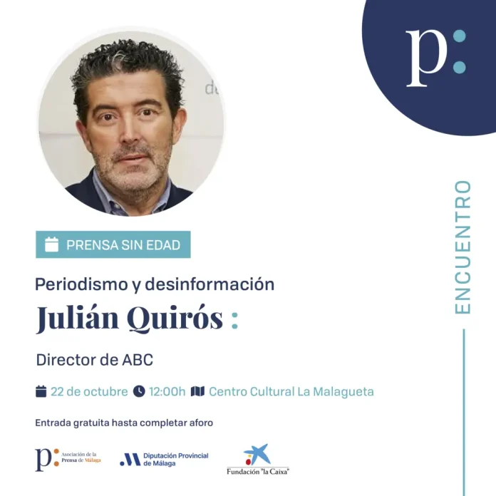 Julián Quirós, protagonista en La Malagueta del proyecto Prensa sin Edad