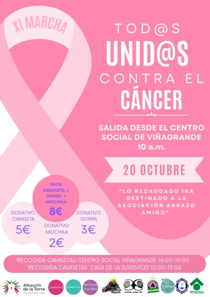 La Marcha contra el Cáncer cumple el próximo 20 de octubre once ediciones