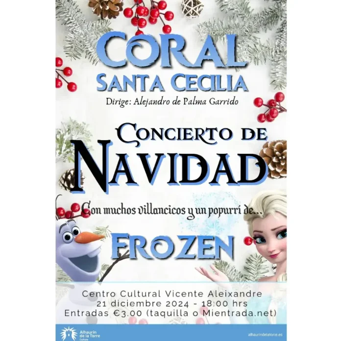 Gran recital de villancicos tradicionales y homenaje a la película infantil ‘Frozen’