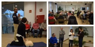 Éxito del curso de soporte vital básico en el Centro del Mayor ‘San Sebastián’