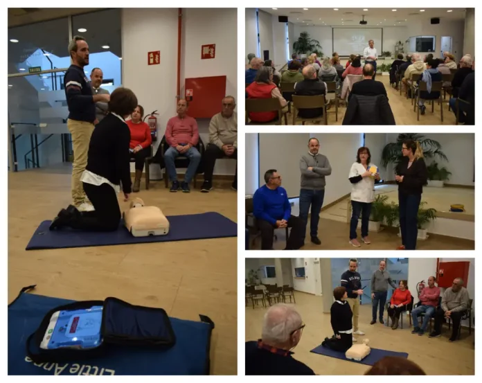 Éxito del curso de soporte vital básico en el Centro del Mayor ‘San Sebastián’