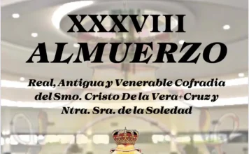 La Cofradía del Santísimo Cristo de la Vera+Cruz y Nuestra Señora de la Soledad celebra su XXXVIII Almuerzo de Hermandad