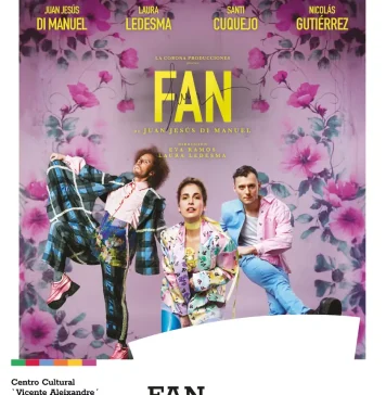 La obra ‘Fan’ llega el 23 de mayo al Centro Cultural de la mano de Corona Producciones