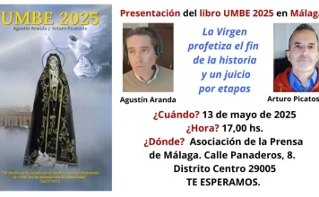 La Asociación de la Prensa de Málaga acoge la presentación del libro UMBE 2025 sobre las revelaciones marianas de Umbe