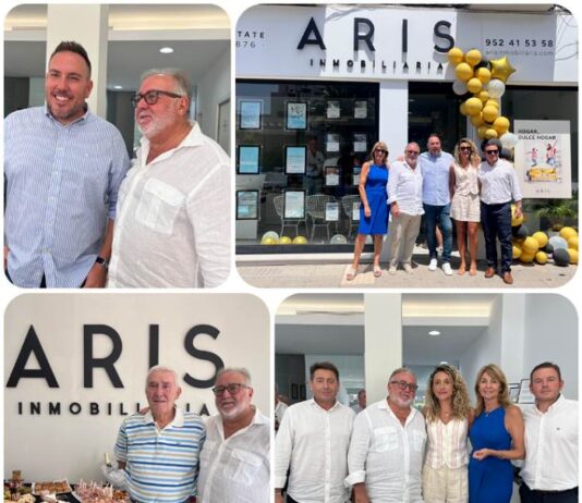 El Alcalde visita La Inmobiliaria Aris en sus 40 aniversario