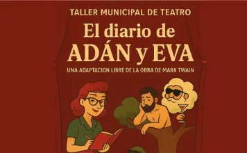 El Taller Municipal de Teatro presenta “El diario de Adán y Eva”, una divertida adaptación del clásico de Mark Twain