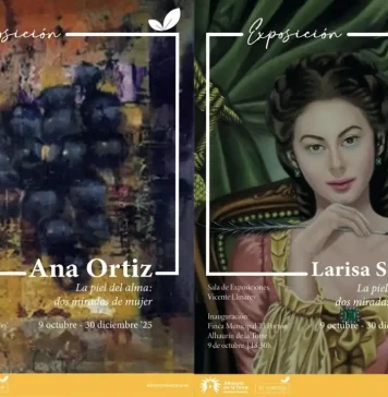 Alhaurín de la Torre inaugura la exposición de pintura “La piel del alma: dos miradas de mujer” de Larisa Sarria y Ana Ortiz