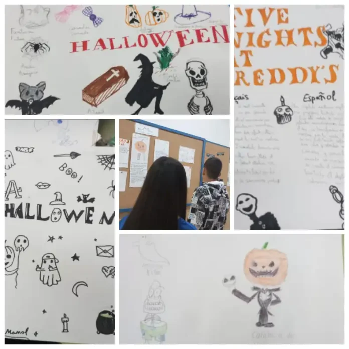 Proyectos de trabajo para Halloween y Día de todos los Santos del alumnado extranjero del aula de Atal de los institutos Gerald Brenan e IES Galileo de Alhaurín de la Torre y del IES los manantiales de Torremolinos