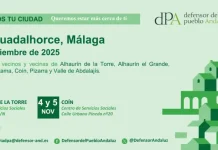 La Oficina de Información y Atención Ciudadana del Defensor del Pueblo andaluz se desplaza al Valle del Guadalhorce para la atención presencial a la ciudadanía