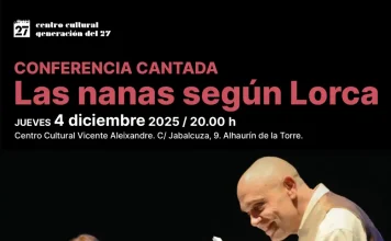El CC acogerá ‘Las nanas según Lorca’, un espectáculo que combina música y poesía