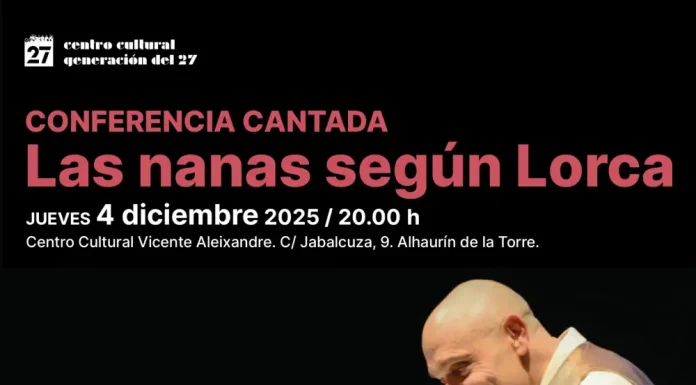 El CC acogerá ‘Las nanas según Lorca’, un espectáculo que combina música y poesía