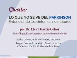 Nueva charla sobre el parkinson a cargo de la neuróloga Elvira García Cobos