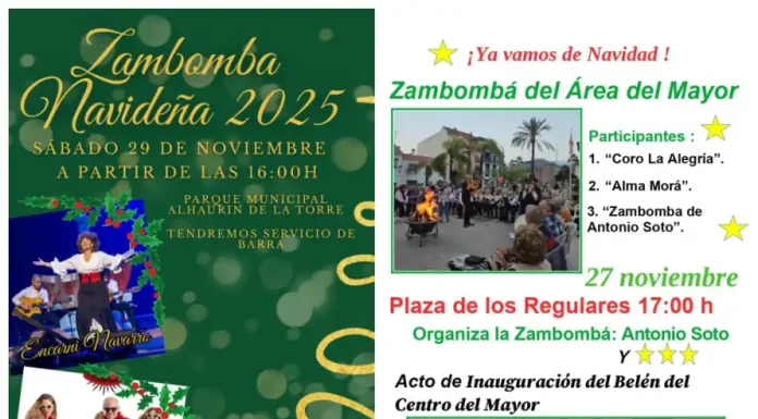 El Área del Mayor y los Verdes protagonizan las primeras zambombas navideñas