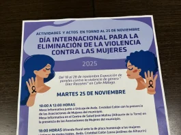 Actos en Alhaurín de la Torre por el Día para la Eliminación de la Violencia contra las Mujeres