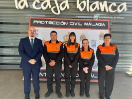 Alhaurín de la Torre, presente en los homenajes a los voluntarios de Protección Civil