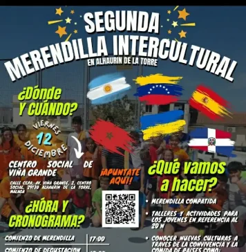 Alhaurín de la Torre acoge este viernes, día 12, la II Merendilla Intercultural Alhaurín de la Torre acoge este viernes, día 12, la II Merendilla Intercultural