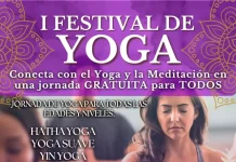 Este próximo domingo se celebrará el I Festival de Yoga abierto a todo el público