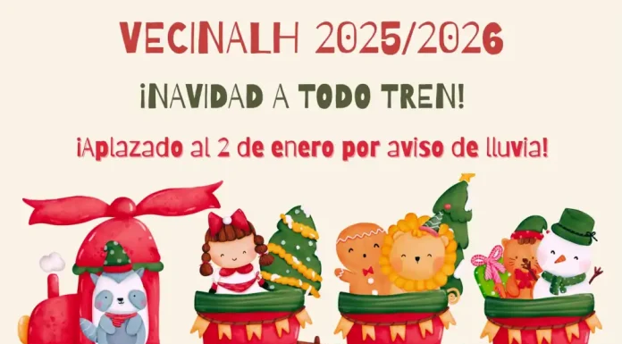 Importante: cambios en el programa de Navidad por la previsión de lluvias